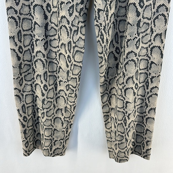 Donna Morgan Snakeskin Straight Leg Pants - Picture 3 of 8